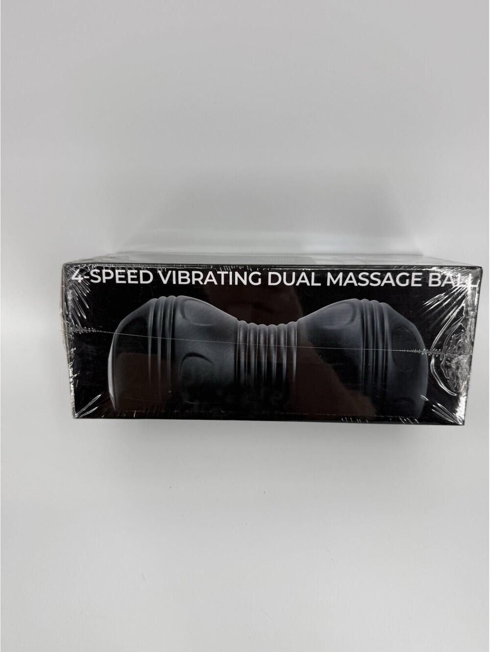 Infinity Ball Peanut Vibrating Dual Massage Ball For Recovery 4-Speed Black New